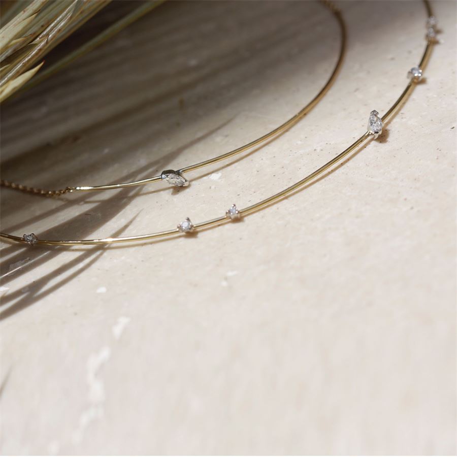 Choker 'Balance' in oro giallo BALANCE | CHOKERAU18G MQ CT0,16